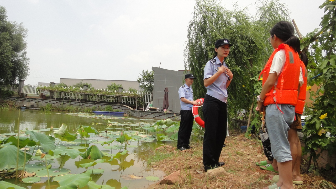 实景教学防溺水