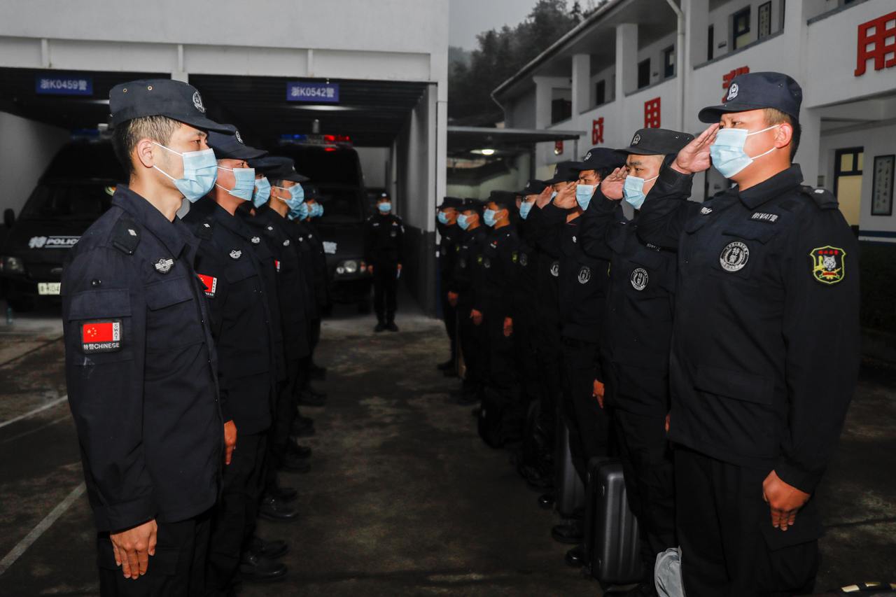 火速集结！缙云公安力量驰援绍兴！